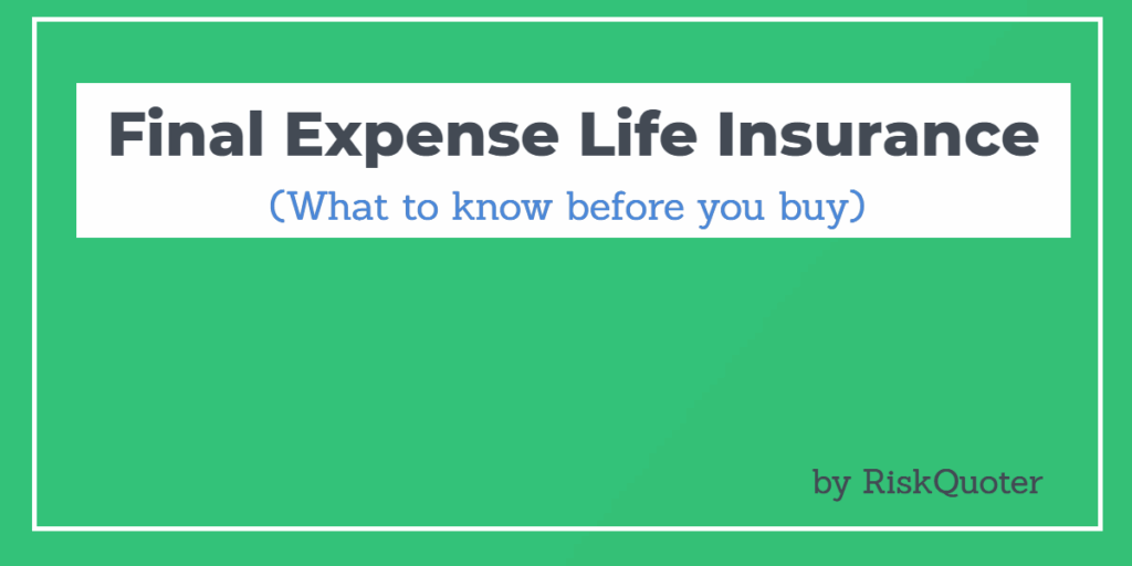 final expense life insurance